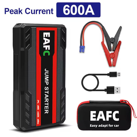 Power Bank 600A 12V Car Battery Jump Starter Portable Charger Petrol Diesel Auto Starting Device Booster Emergency Starter